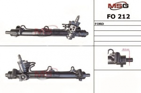 Рулевая рейка с ГУР новая FORD MONDEO III (B5Y) 00-07,MONDEO III седан (B4Y) 00-07,MONDEO III универ FO212