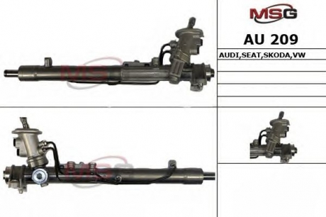 AU209 MSG Рулевая рейка с ГУР новая AUDI A3 (8L1) 96-03;SEAT LEON (1M1) 99-06;SKODA OCTAVIA (1U2) 96-10