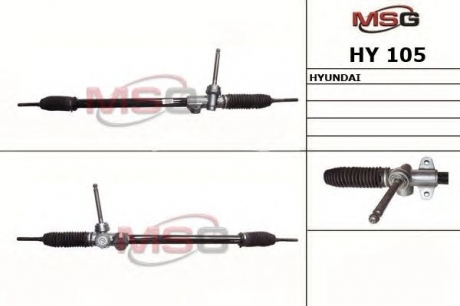 Рулевая рейка без ГУР новая HYUNDAI ELANTRA (CF) 06-08,ELANTRA (HD) 06-08,ELANTRA (XD) 06-08 HY105