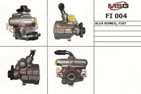 FI004 MSG Насос ГУР новий ALFA ROMEO 145 (930) 99-01;FIAT DOBLO (119) 01-;LANCIA LYBRA (839AX) 00-05