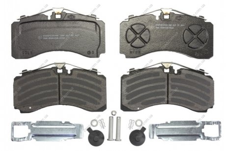 3057000600 SAF Комплект тормозных накладок, Haldex 22,5 145916174801 - Axle B9-22S01 Brake SBS2220 K0
