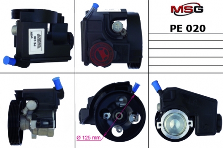 Насос ГУР новий CITROEN BERLINGO 99-,PEUGEOT 206 SW 02-,PEUGE PARTNER 00- PE020