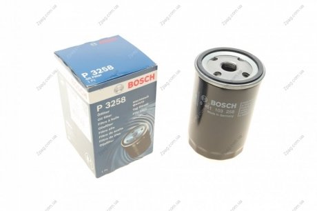 0451103258 Bosch Фильтр масляный H=123mm CRYSLER Voyager 2,5TD/CRD; JEEP Cherokee 2,5/2,8