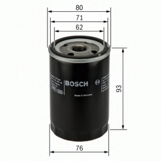 0451103337 Bosch Фильтр масляный H=78mm SKODA Fabia 1,4 99-; VW Lupo 1,0 98-; SEAT 1,0