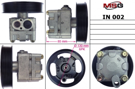 IN002 MSG Насос гідропідсилювача  INFINITI EX35 J50 2007-2012 ,INFINITI FX35 2003-2008