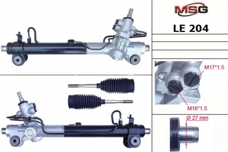 LE204 MSG Рулевая рейка с ГУР новая LEXUS RX 03-07,TOYOTA HIGHLANDER 03-07