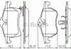 0986424457 Bosch Тормозные колодки дисковые передние OPEL Astra G 97-, Zafira 98 (фото 7)