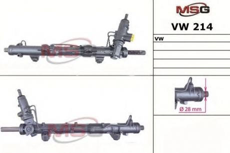 VW214 MSG Рулевая рейка с ГУР новая VW MULTIVAN 03-VW TRANSPORTER V 03-