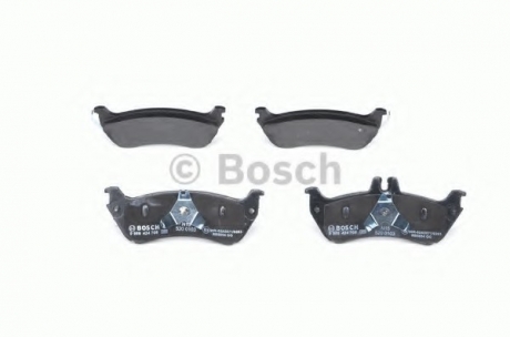 0986424708 Bosch Тормозные колодки дисковые задние DB W163 2,3-3,7 (ML-klasse)