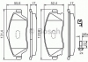0986424527 Bosch Тормозные колодки дисковые передние OPEL Corsa C 1,0-1,8 00- (фото 8)