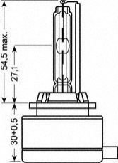 4052899075382 OSRAM Лампа ксеноновая Хenarc Classic D1S 66140CLC 35W PK32D-2 FS1