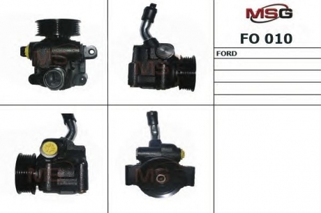 FO010 MSG Насос ГУР новый FORD FIESTA 2001-2009,FORD FUSION 2001-2009