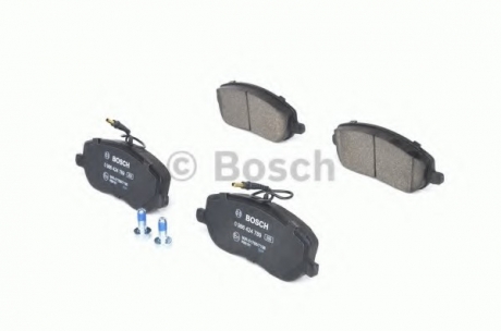 0986424789 Bosch Тормозные колодки дисковые FIAT Scudo 1.9D 2.0JTD 02-