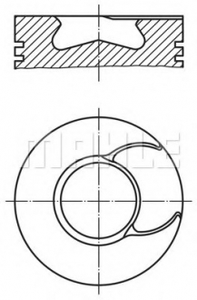 213 67 00 MAHLE Поршень. DAF XE250/2080315/355/390. продажа по 6 шт.