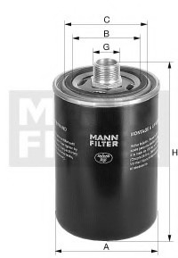 WD 962/9 MANN Фільтр масляний ZF WD962/9(MANN)