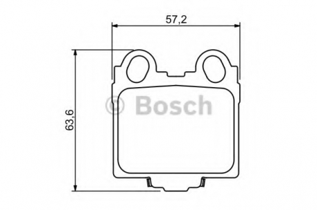 0986494231 Bosch Тормозные колодки дисковые задние LEXUS GS/IS 97-