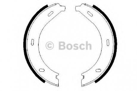 0986487605 Bosch Колодки гальмівні барабанні