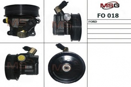 Насос гідропідсилювача FORDTransit 2000-2006 Шкив 7РК FO018
