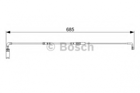 1987473003 Bosch Датчик износа торм. колодок задн. BMW E60