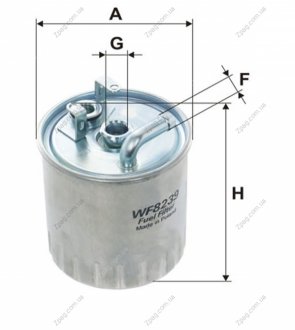WF8239 WIXFILTRON Фильтр топливный MB - SPRINTER, VITO