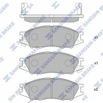 SP1156 Hi-Q  Колодки гальмівні дискові