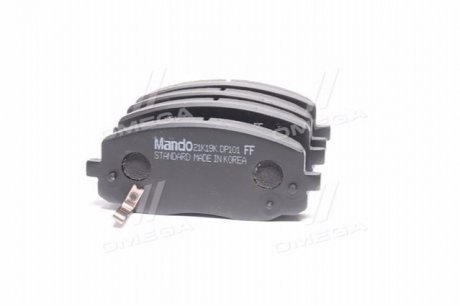 MPK25 MANDO  Тормозные колодки дисковые передние
