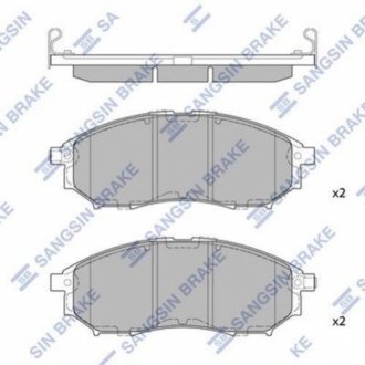 SP1249 Hi-Q  Колодка гальм. диск. NISSAN NAVARA D40 передн. (вир-во SANGSIN)