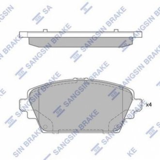 SP1582 Hi-Q  Тормозные колодки дисковые передние