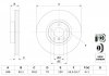 0986479436 Bosch Тормозной диск передний BMW X5 E70 (фото 5)