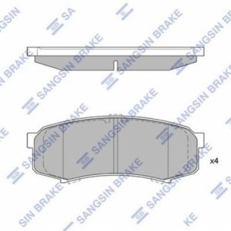 SP2040 Hi-Q  Колодка гальм. диск. TOYOTA LC80,105, PRADO задн. (вир-во SANGSIN)