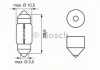 1987302227 Bosch Лампа розжарювання 12V 10W PURE LIGHT (вир-во BOSCH) (фото 6)