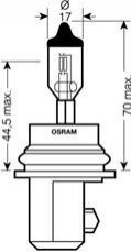 4050300148816 OSRAM Лампа галогенная HB5 12V 65/55W