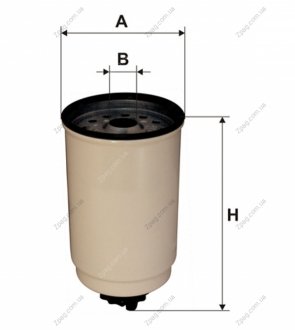 WF8052 WIXFILTRON Фільтр палив. TRANSIT WF8052/PP848 (вир-во WIX-FILTERS)