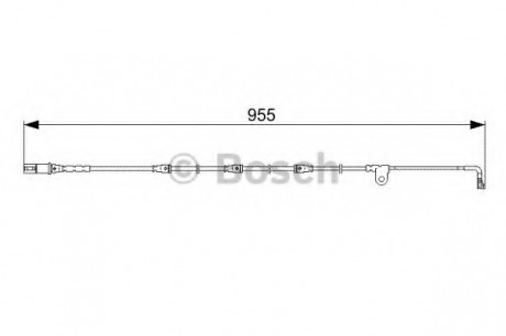 1987473028 Bosch Датчик износа тормозных колодок