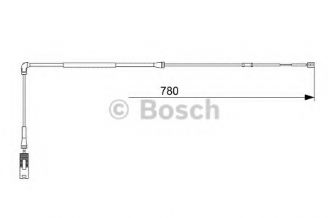 1987473009 Bosch Датчик износа тормозных колодок