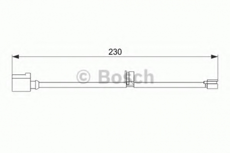 1987474569 Bosch Датчик износа тормозных колодок