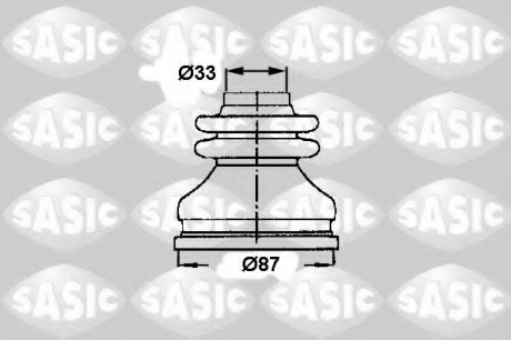 2873783 Sasic  Комплект пылника, приводной вал