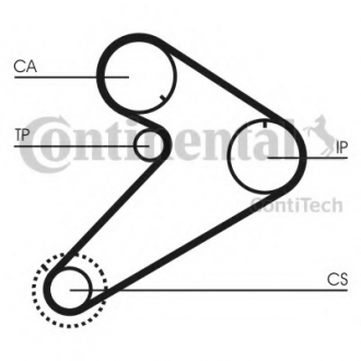 CT 921 K2 Continental Комплект ремня ГРМ