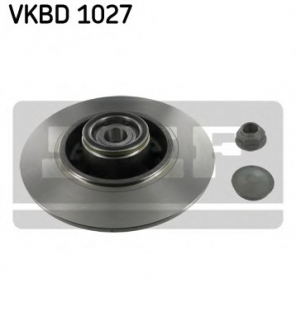 VKBD 1027 SKF Гальмівний диск з підшипником