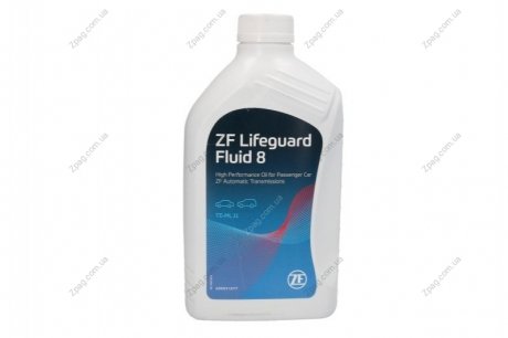 S671090312 ZF parts Олива трансмісійна ZF LIFEGUARDFLUID 8 місткістю 1л