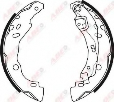 Гальмівні колодки зад. Dacia Logan 04-/Nissan Micra IV 10- (Bendix) C0R023ABE