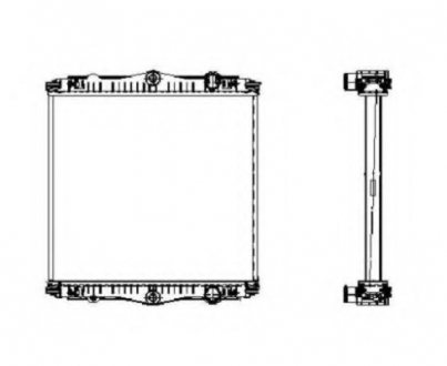 509569 NRF Радиатор системы охлаждения
