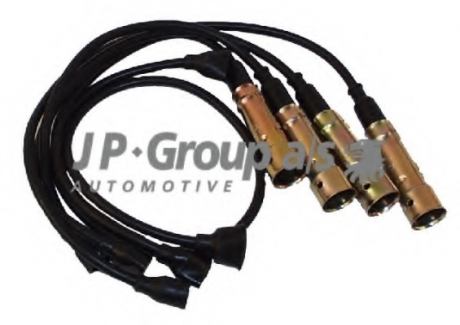 1192000410 JP Group  Комплект (4 шт.) проводів запалення Golf II/III/Passat B3/Audi 80 (5кОм)