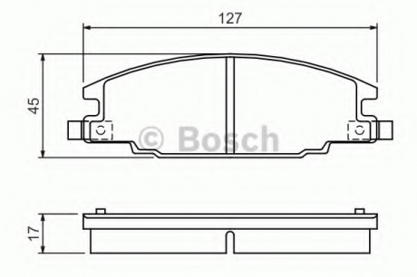 0 986 460 960 Bosch Колодки гальмівні дискові