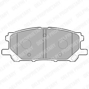 LP1823 DELPHI Гальмівні колодки, дискові