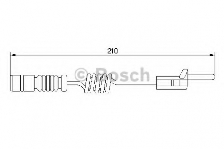 1 987 474 969 Bosch Датчик износа торм. колод MB, VW (пр-во Bosch)
