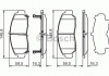 0 986 424 722 Bosch Колодка торм. диск. HONDA CIVIC, FR-V передн. (пр-во Bosch) (фото 8)