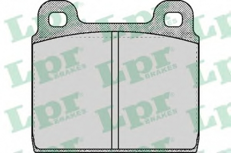 05P026 LPR Комплект гальмівних колодок з 4 шт. дисків