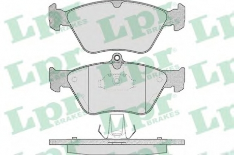 05P465 LPR Тормозные колодки дисковые