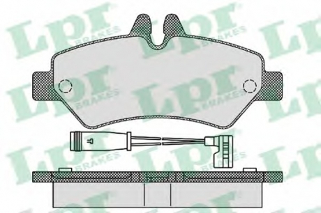 05P1293 LPR Тормозные колодки дисковые